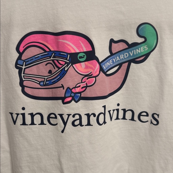 Vineyard Vines Tops - Vineyard Vines Field Hockey Whale T-Shirt White Women's Small - Girls XL 16